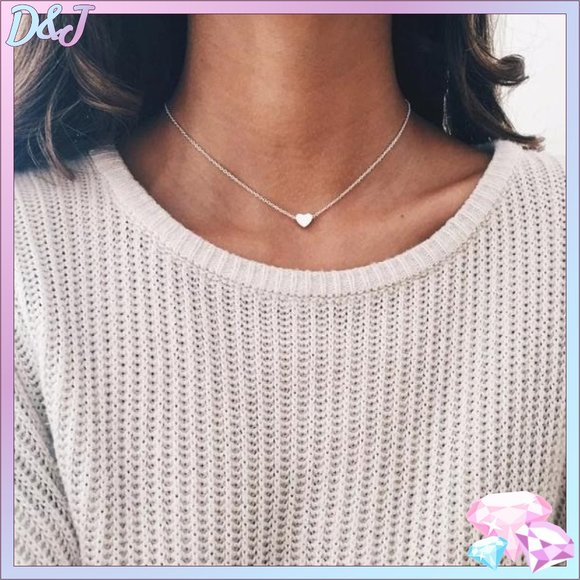 💎✨ Simple Heart Necklace - Picture 3 of 5